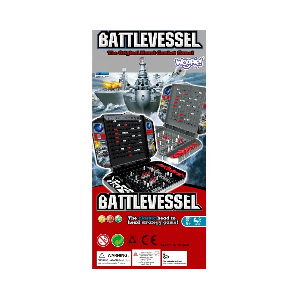 WOOPIE Gra Planszowa Statki MEGA BITWA MORSKA 4+