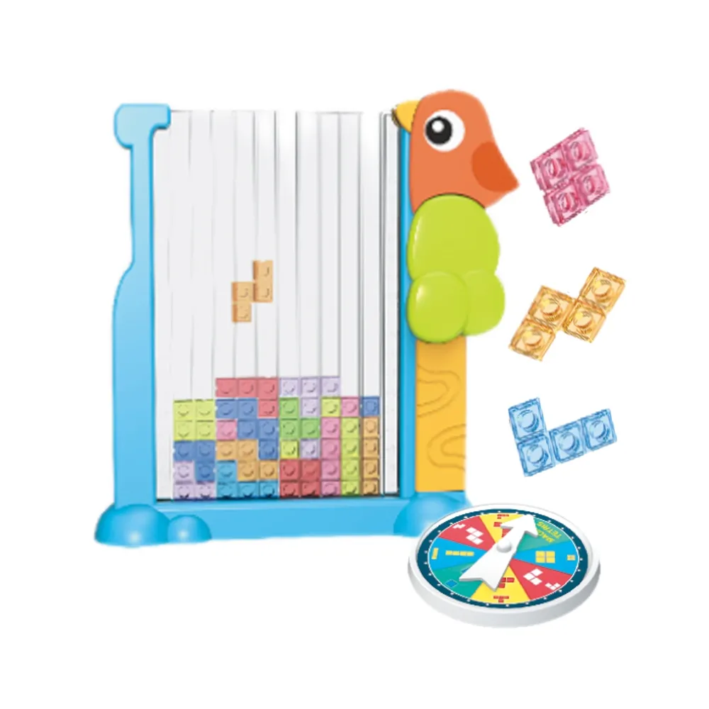 WOOPIE Gra Edukacyjna Tetris Kolorowe Klocki