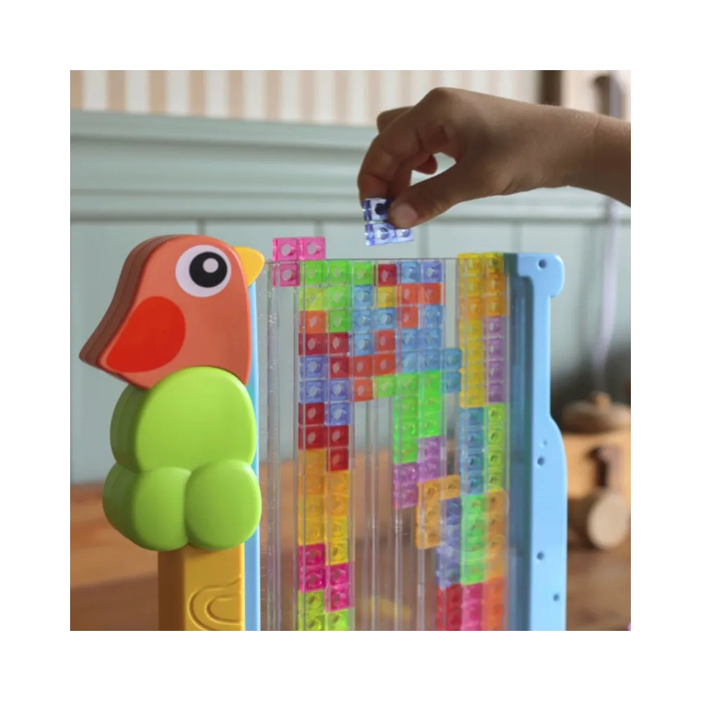 WOOPIE Gra Edukacyjna Tetris Kolorowe Klocki