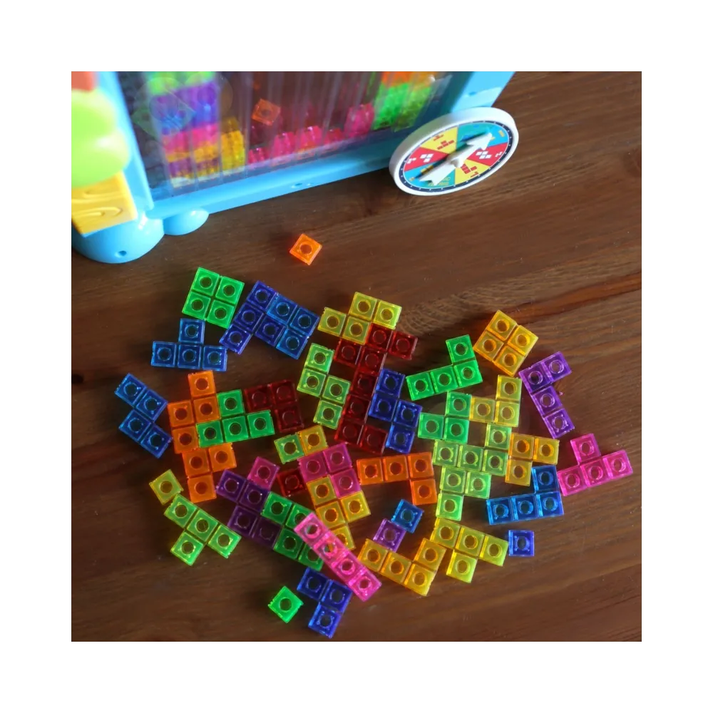 WOOPIE Gra Edukacyjna Tetris Kolorowe Klocki