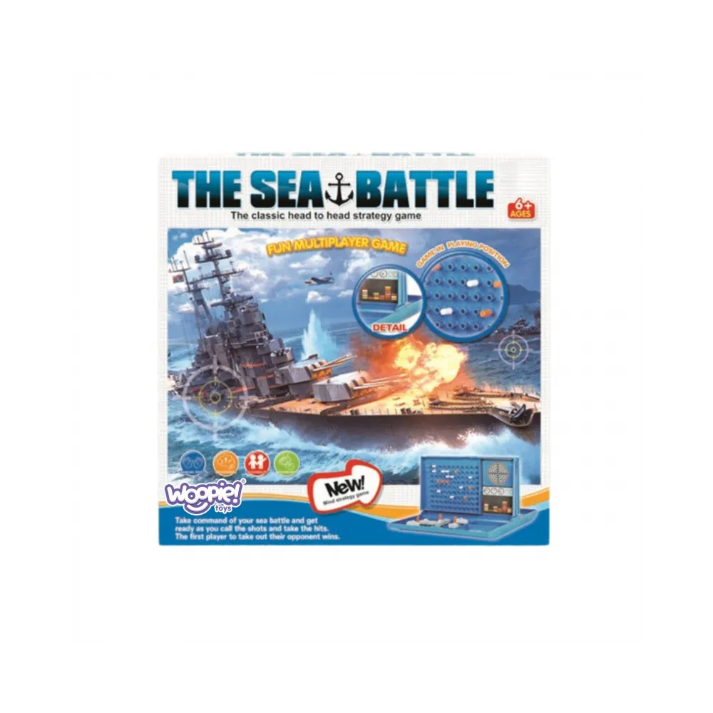 WOOPIE Gra Planszowa Statki Wielka Bitwa Morska 6+