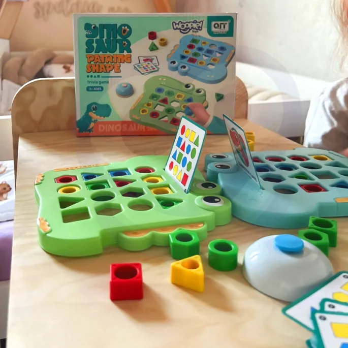 Gra edukacyjna dla dzieci od 3 roku życia z dinozaurami