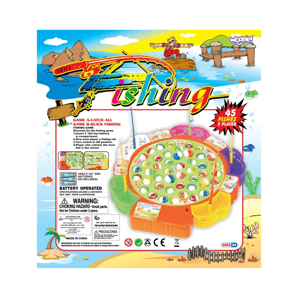 WOOPIE Łowienie Ryb Wędkowanie Gra Zręcznościowa