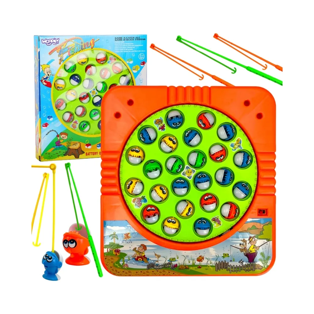 WOOPIE Łowienie Ryb Wędkowanie Gra Zręcznościowa 4 os.