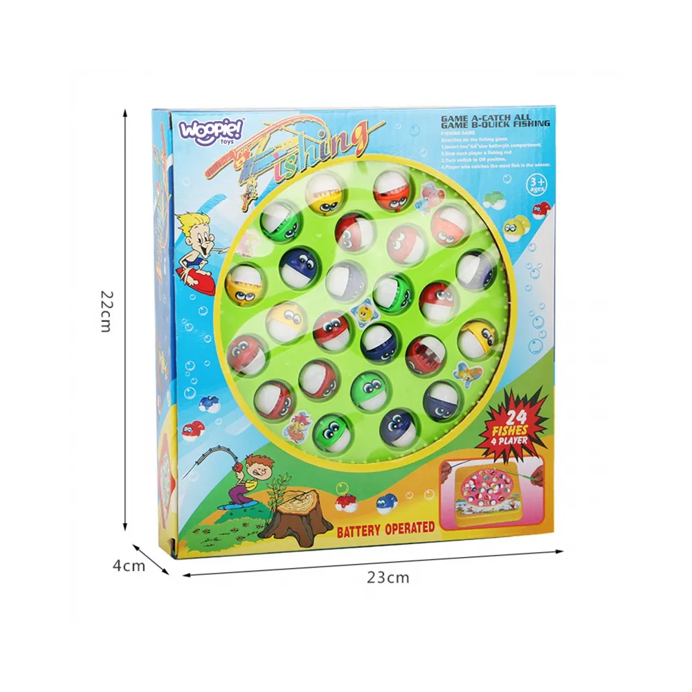 WOOPIE Łowienie Ryb Wędkowanie Gra Zręcznościowa 4 os.