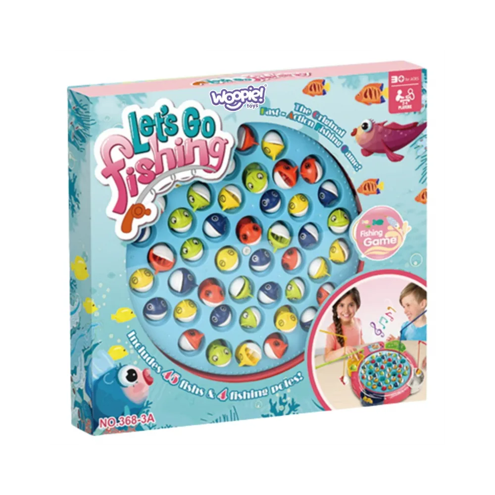 WOOPIE Łowienie Ryb Wędkowanie Gra Zręcznościowa 4 os.