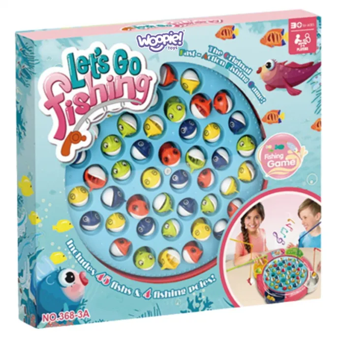 Wędki i ryby w zestawie do gry WOOPIE