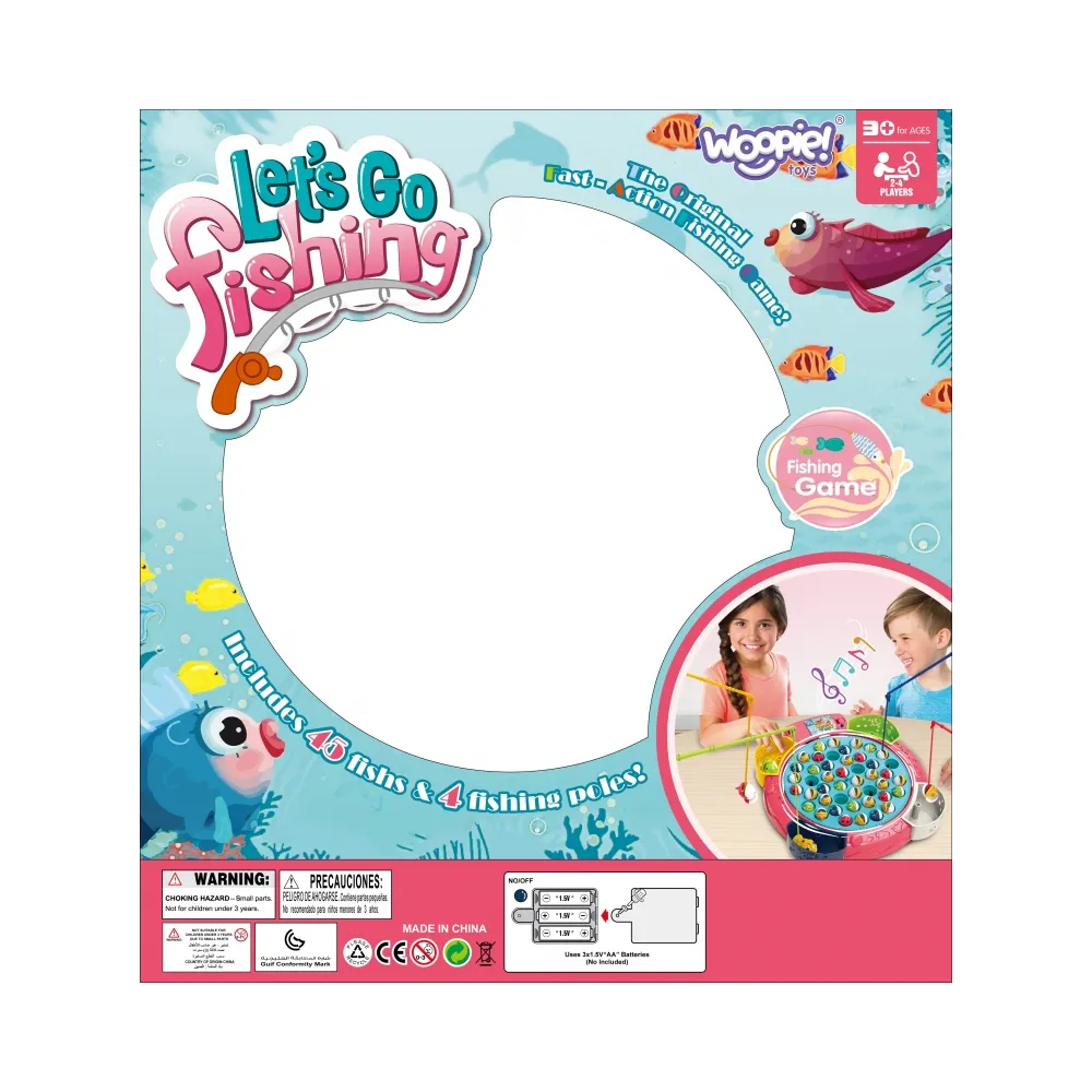 WOOPIE Łowienie Ryb Wędkowanie Gra Zręcznościowa 4 os.