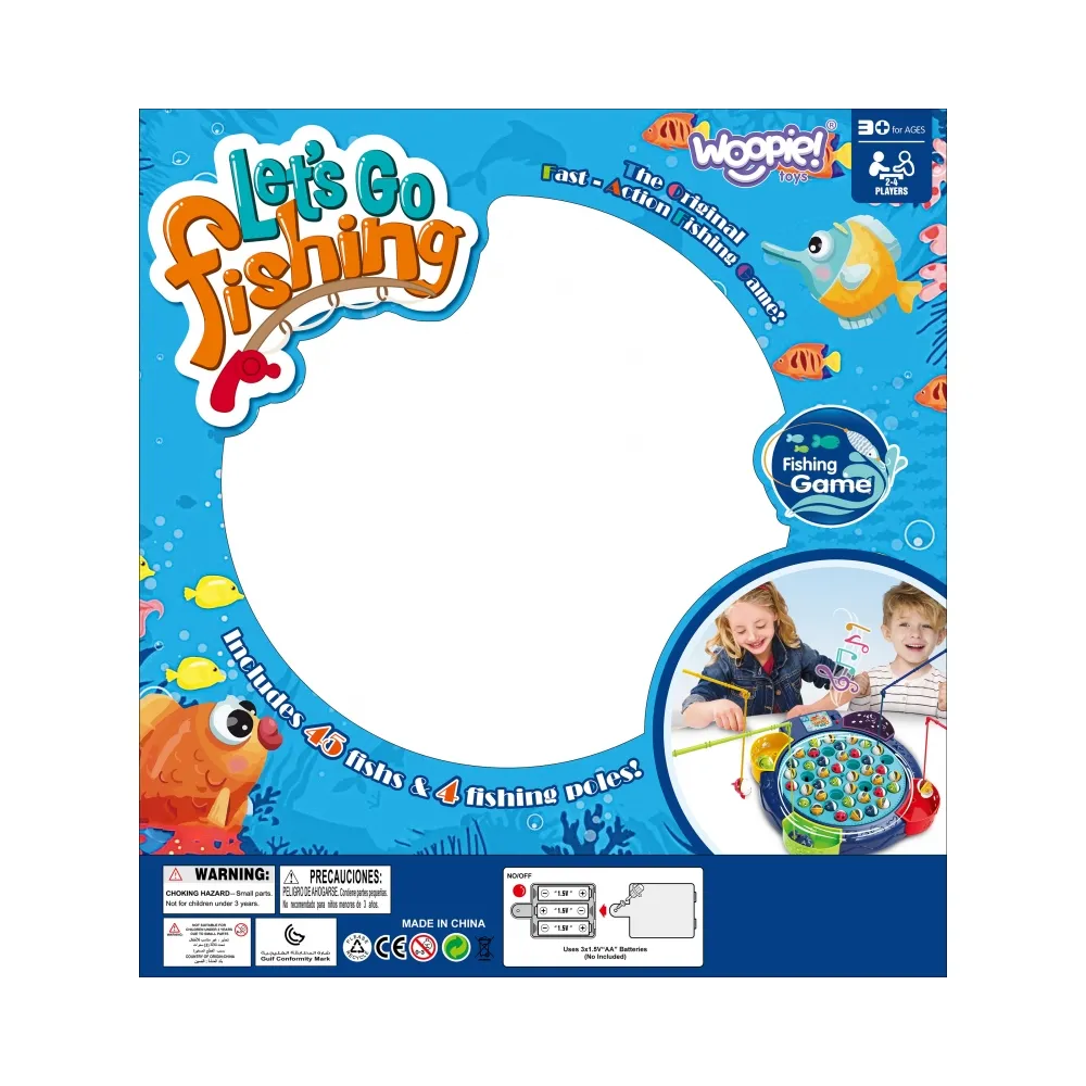 WOOPIE Łowienie Ryb Wędkowanie Gra Zręcznościowa 4 os.