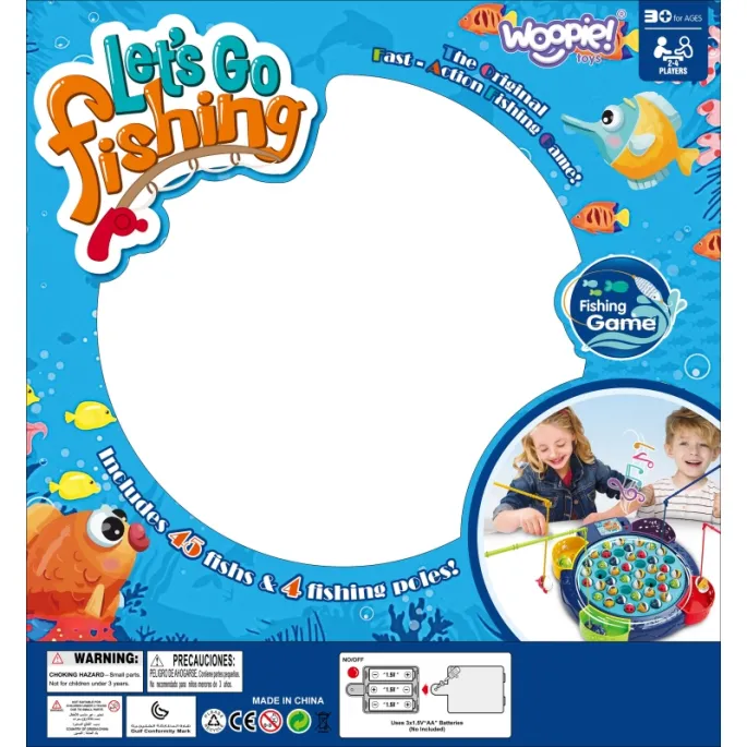 Bezpieczne materiały w grze WOOPIE do zabawy z rybkami