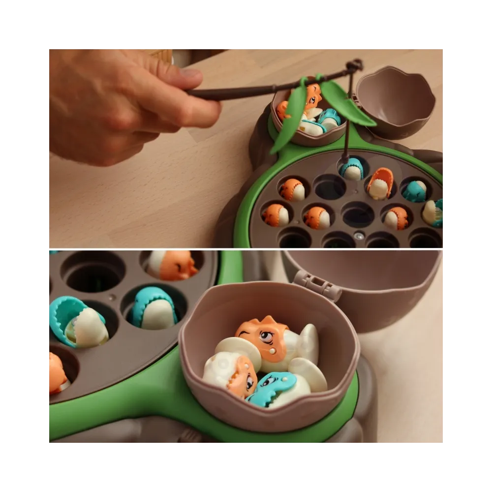 WOOPIE Gra Łowienie Dinozaurów Rybek 2 Wędki