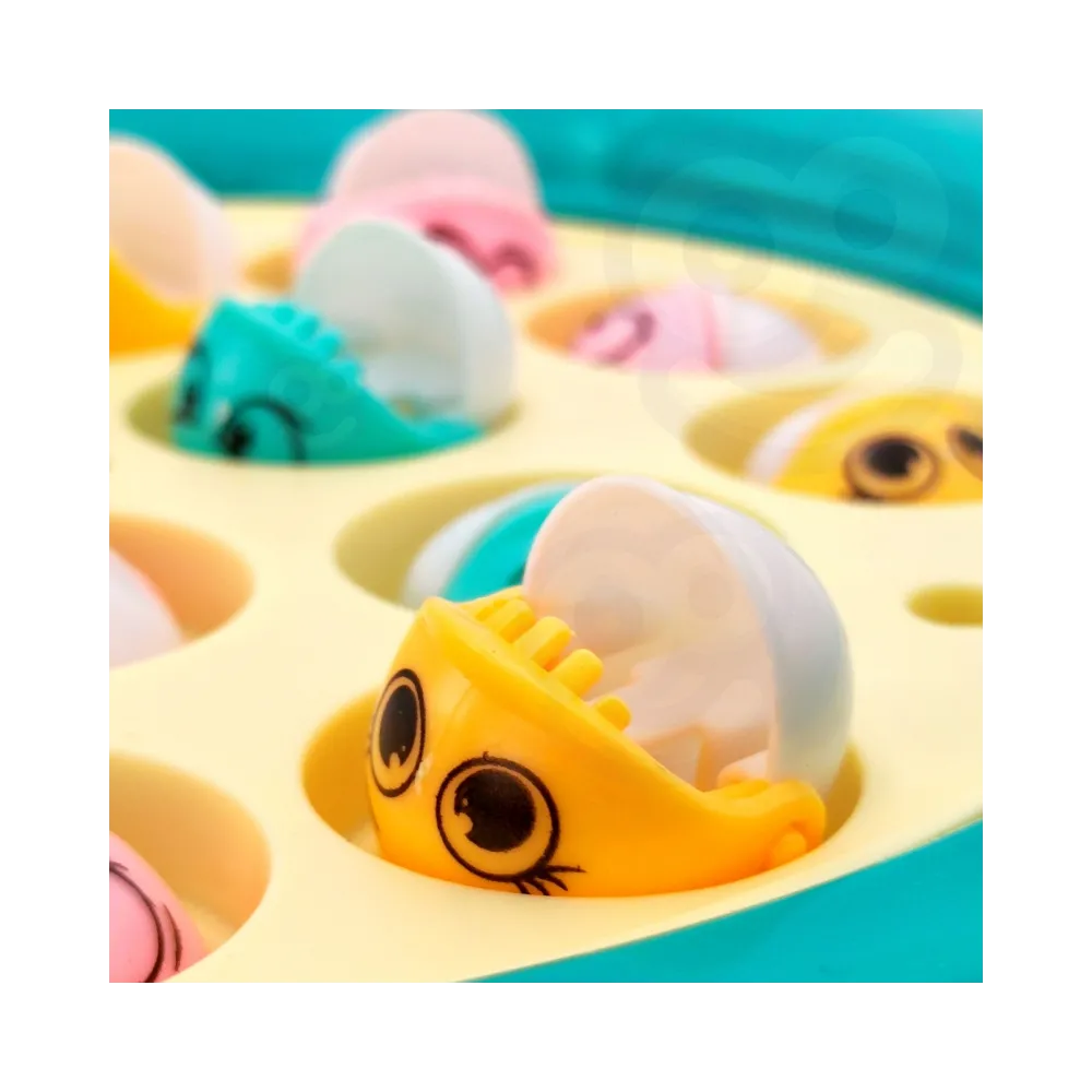 WOOPIE Zestaw Łowienie Rybek Gra Zręcznościowa Zielony Dinozaur