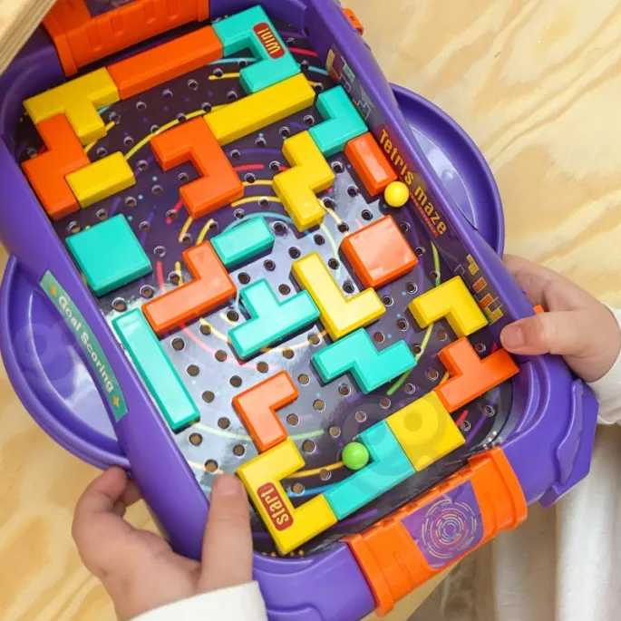 Zabawka DIY dla dzieci - składanie labiryntu w grze Flipper