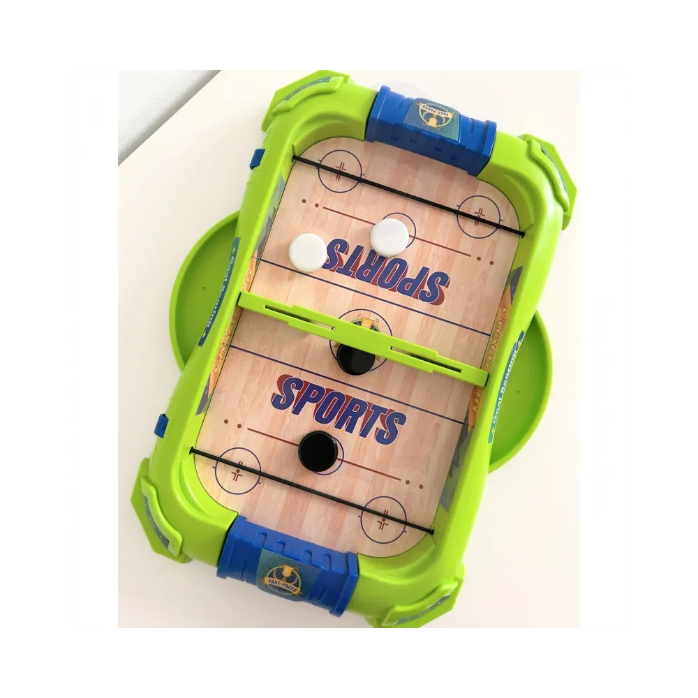 WOOPIE Gra Zręcznościowa 2w1 Mini Hokej Wyścigi