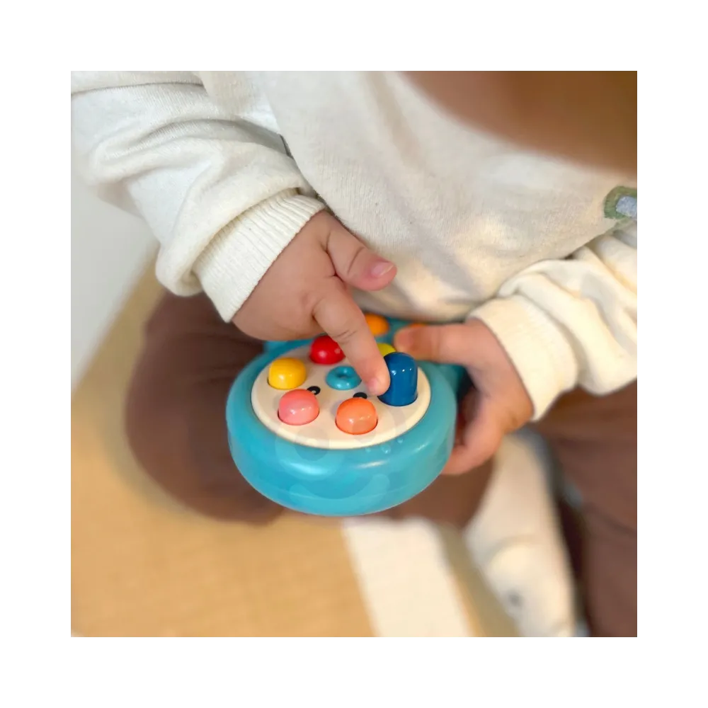 WOOPIE Gra Zręcznościowa Wbijanka Kreta Sznurek Ośmiornica Zielony 2w1