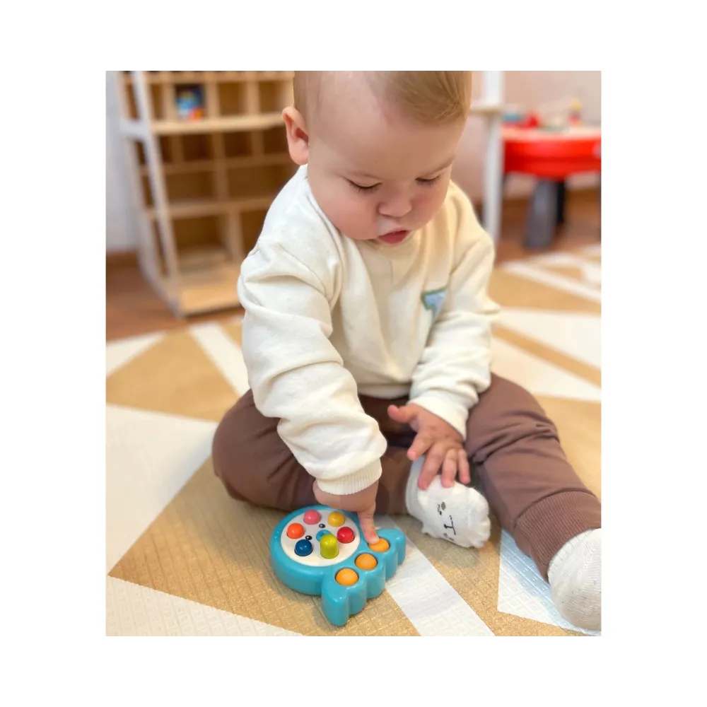 WOOPIE Gra Zręcznościowa Wbijanka Kreta Sznurek Ośmiornica Zielony 2w1