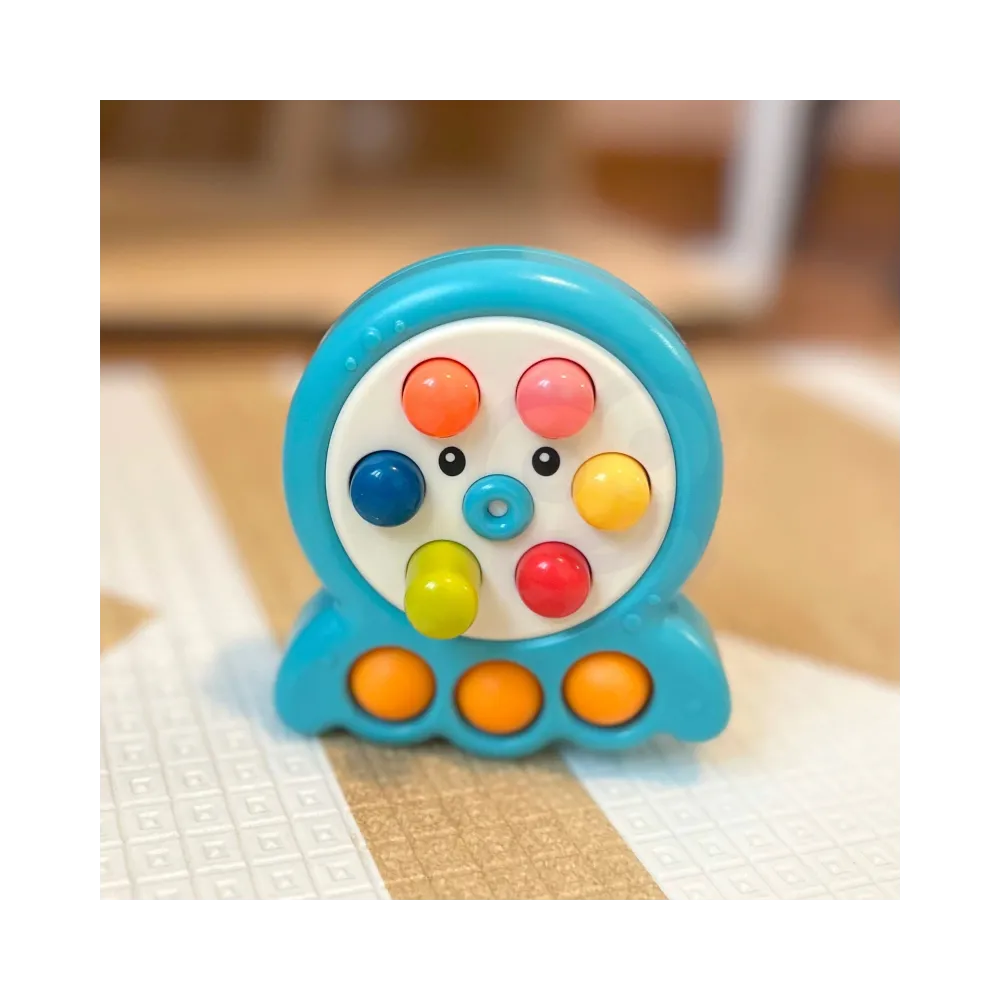 WOOPIE Gra Zręcznościowa Wbijanka Kreta Sznurek Ośmiornica Zielony 2w1