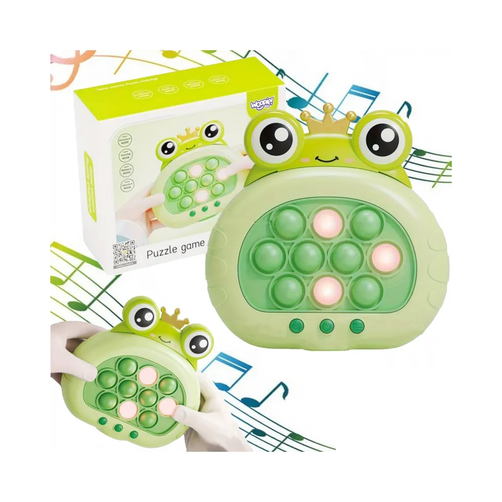 WOOPIE Gra POP IT Elektryczna Antystresowa Zręcznościowa Żabka