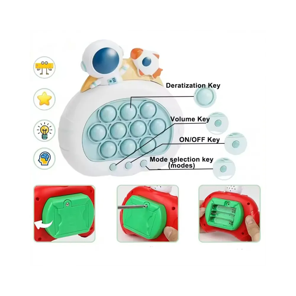 WOOPIE Gra POP IT Elektryczna Antystresowa Zręcznościowa Kosmos