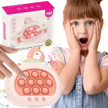 WOOPIE Gra POP IT Elektryczna Antystresowa Zręcznościowa Jednorożec