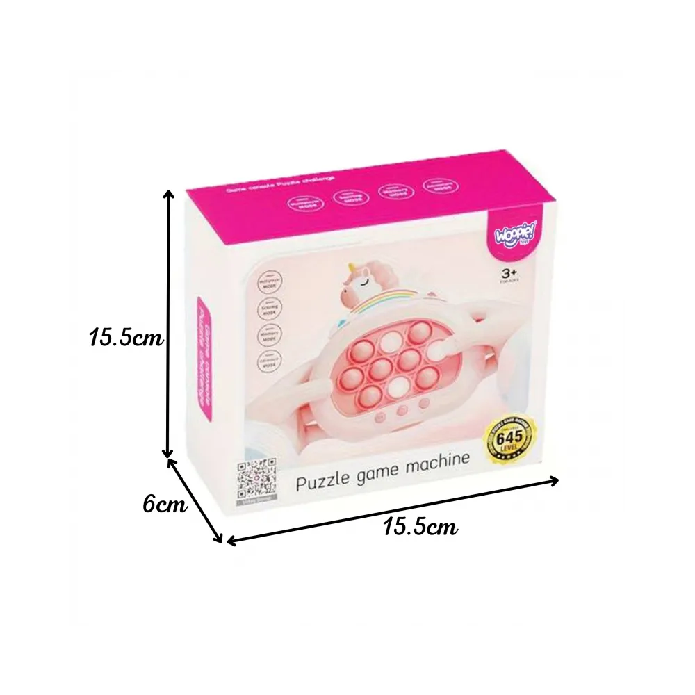 WOOPIE Gra POP IT Elektryczna Antystresowa Zręcznościowa Jednorożec