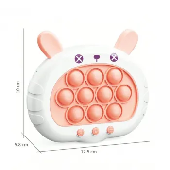 WOOPIE Gra POP IT Elektryczna Antystresowa Zręcznościowa Króliczek