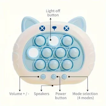 WOOPIE Gra POP IT Elektryczna Antystresowa Zręcznościowa Kotek