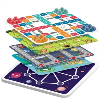 WOOPIE Zestaw Gier Planszowych Logicznych 10w1