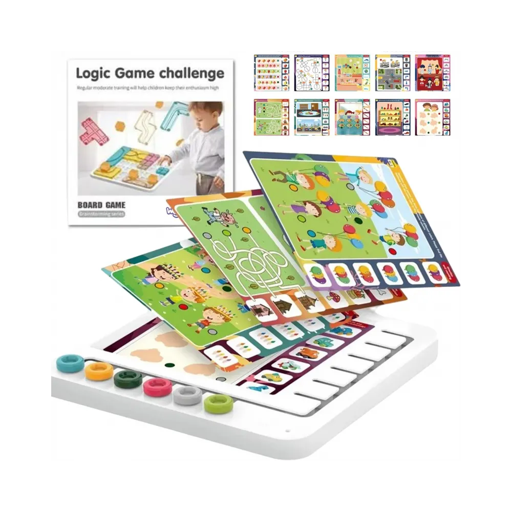 WOOPIE Zestaw 60 Gier Logicznych 3+