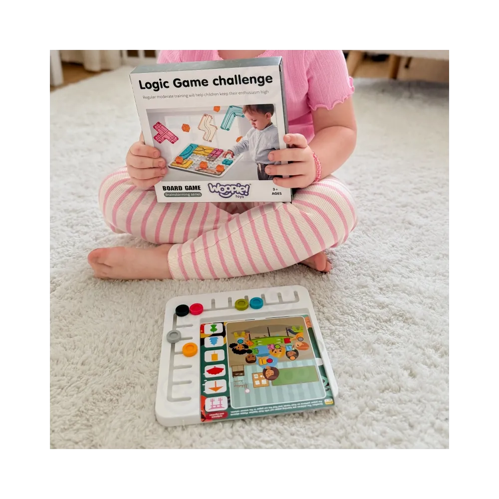 WOOPIE Zestaw 60 Gier Logicznych 3+