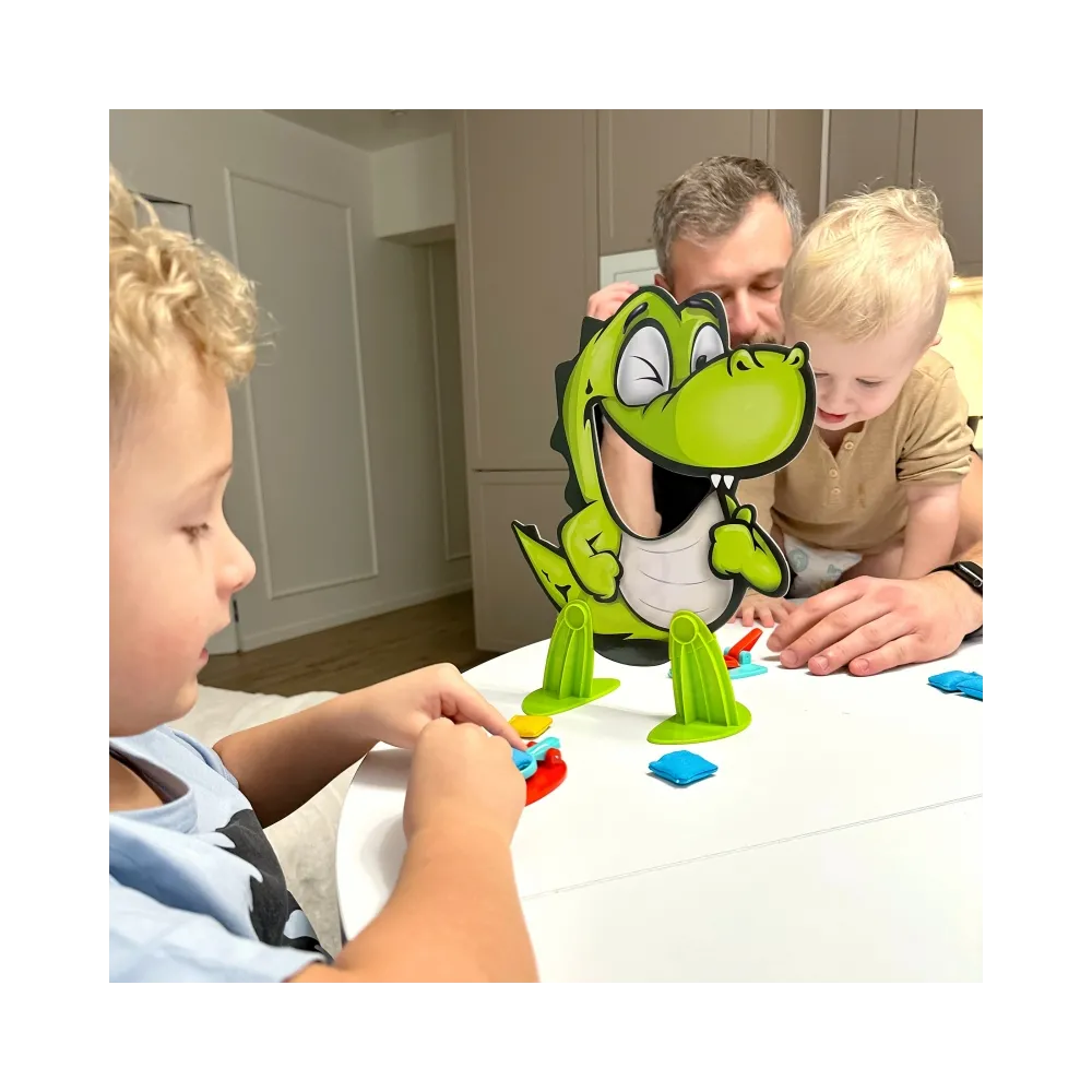 WOOPIE Gra Zręcznościowa "Głodny Dinozaur"