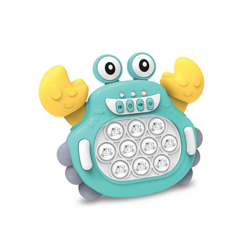 WOOPIE Gra POP IT Elektroniczna Antystresowa Zręcznościowa Krab Zielony