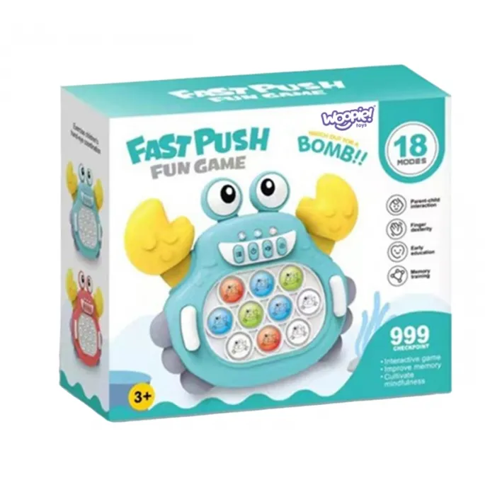 Zręcznościowa gra antystresowa dla dzieci - POP IT Krab