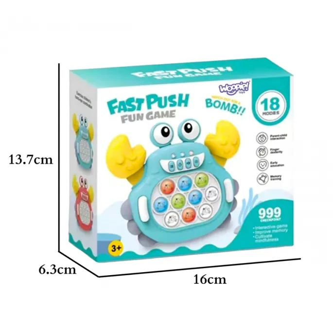 Bezpieczna gra edukacyjna z dźwiękami i światłami dla dzieci