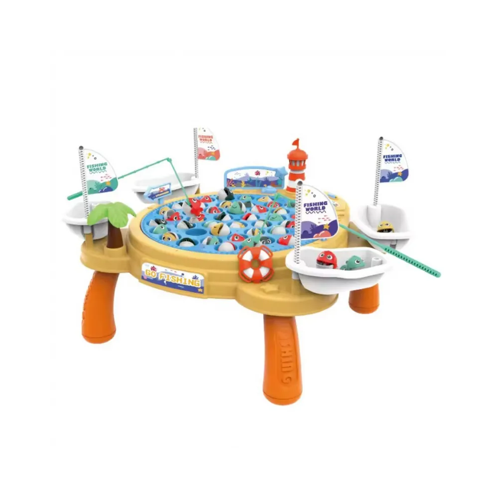 WOOPIE Interaktywny Stolik Gra Łowienia Rybek Na Magnes Piracki
