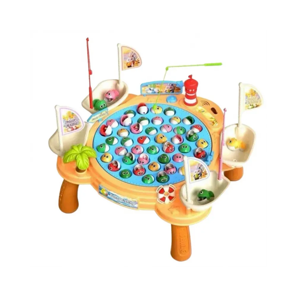 WOOPIE Interaktywny Stolik Gra Łowienia Rybek Na Magnes Piracki