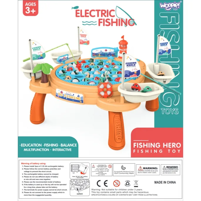 Wędki i ryby w bezpiecznym zestawie dla dzieci