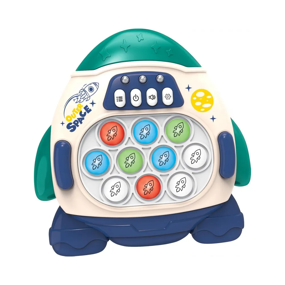 WOOPIE Gra POP IT Elektroniczna Antystresowa Zręcznościowa Rakieta blue