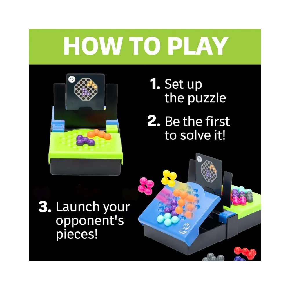 WOOPIE IQ Gra Logiczna Strategiczna Trening Mózgu "Head to Head" Układanie Wzoru na Czas