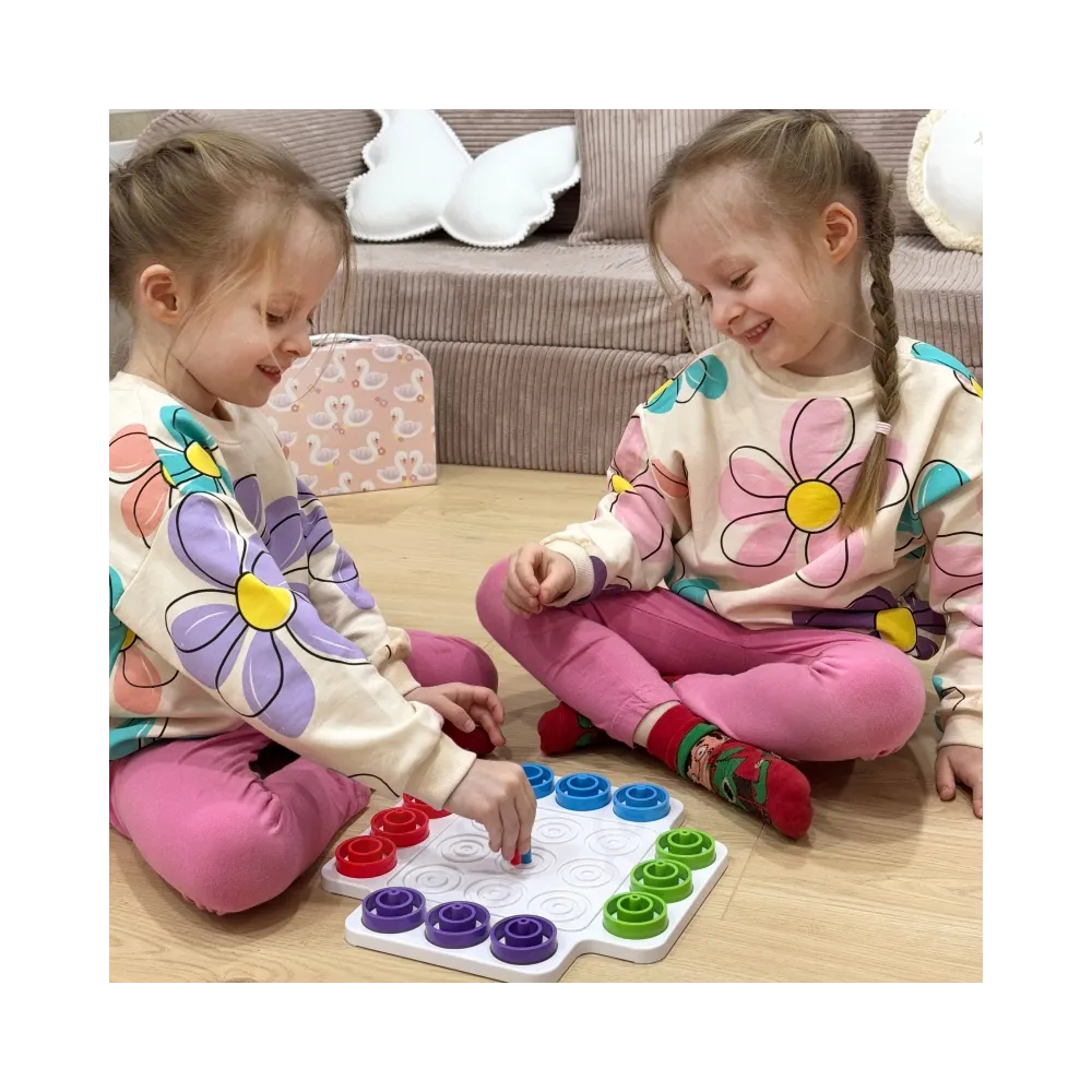 WOOPIE IQ Gra Logiczna Strategiczna Trening Mózgu Kółko i Krzyżyk 36 el.