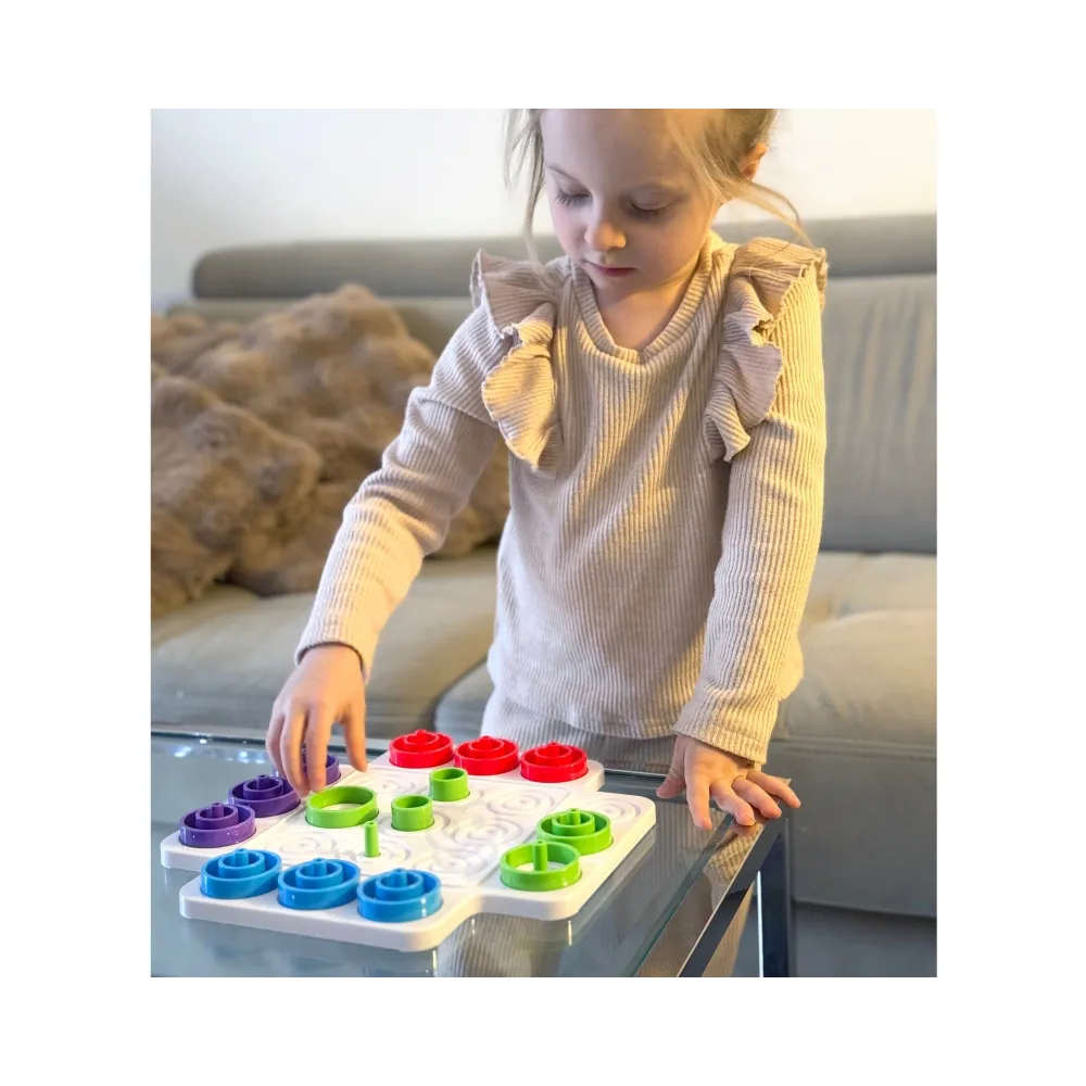 WOOPIE IQ Gra Logiczna Strategiczna Trening Mózgu Kółko i Krzyżyk 36 el.