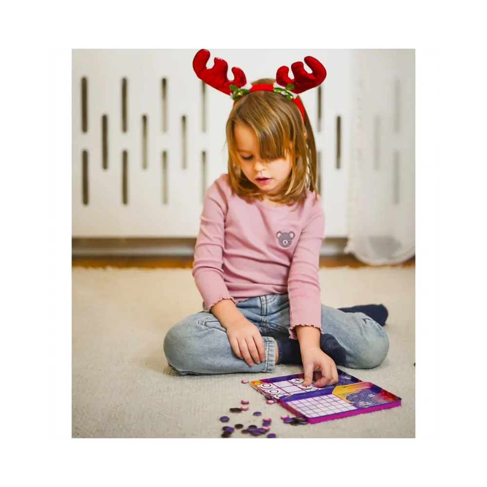 WOOPIE IQ Gra Strategiczna Magnetyczna 2w1 Kółko I Krzyżyk + Gra 4 w Lini MINI