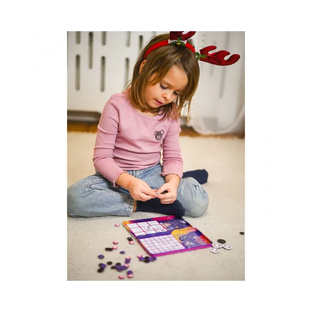 WOOPIE IQ Gra Strategiczna Magnetyczna 2w1 Kółko I Krzyżyk + Gra 4 w Lini MINI