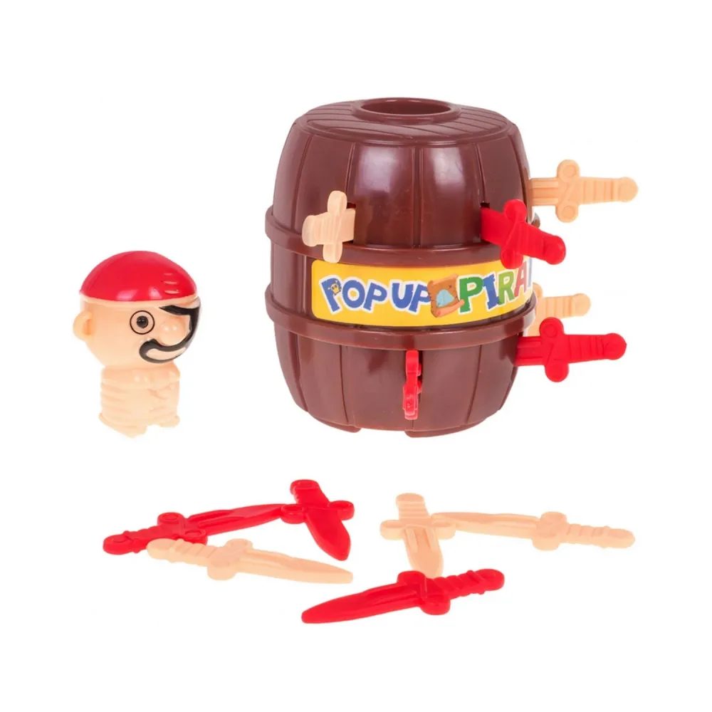 WOOPIE Gra Zręcznościowa Szalony Wyskakujący Pirat w Beczce