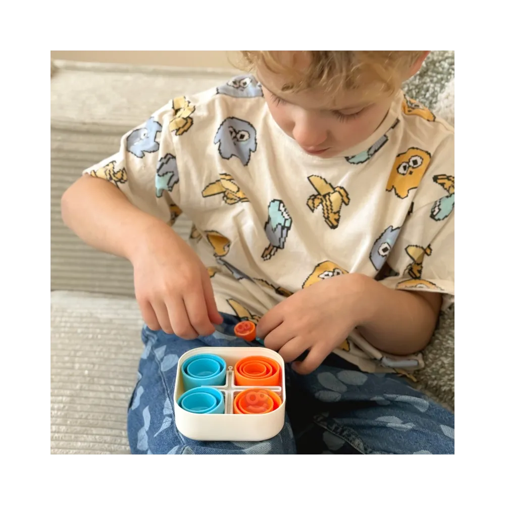 WOOPIE IQ Gra Logiczna Przenośna Kółko i Krzyżyk Kotki w Pudełku