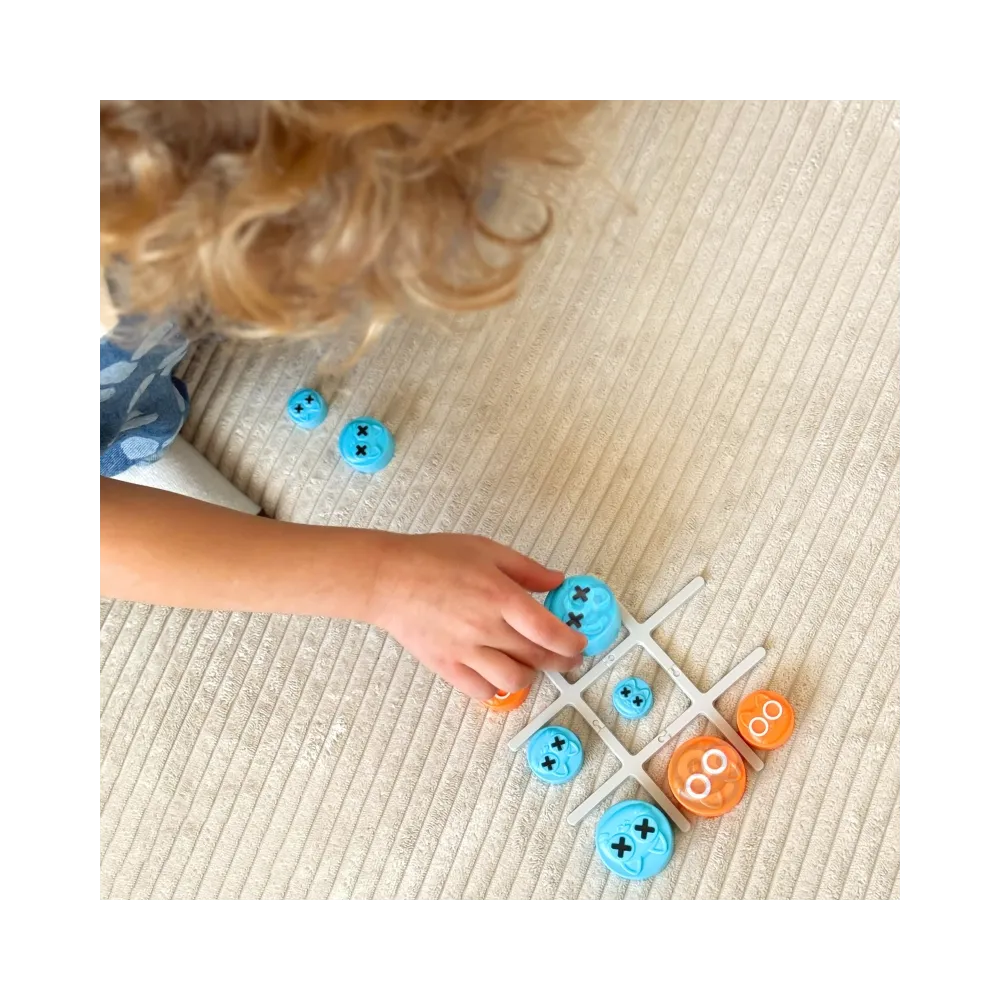 WOOPIE IQ Gra Logiczna Przenośna Kółko i Krzyżyk Kotki w Pudełku