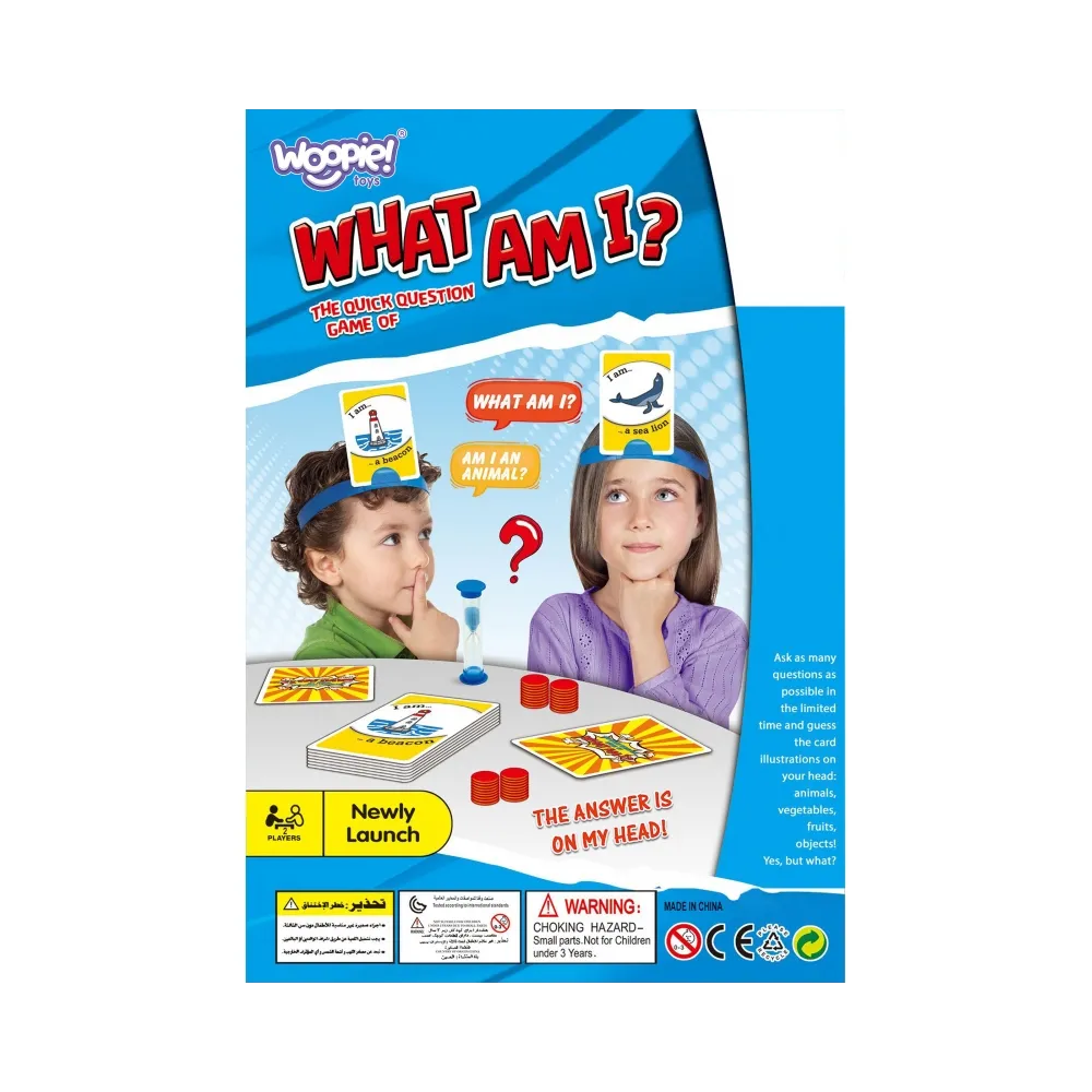 WOOPIE Gra Słowna Zgadnij Kim Jestem? Dla 2 Graczy