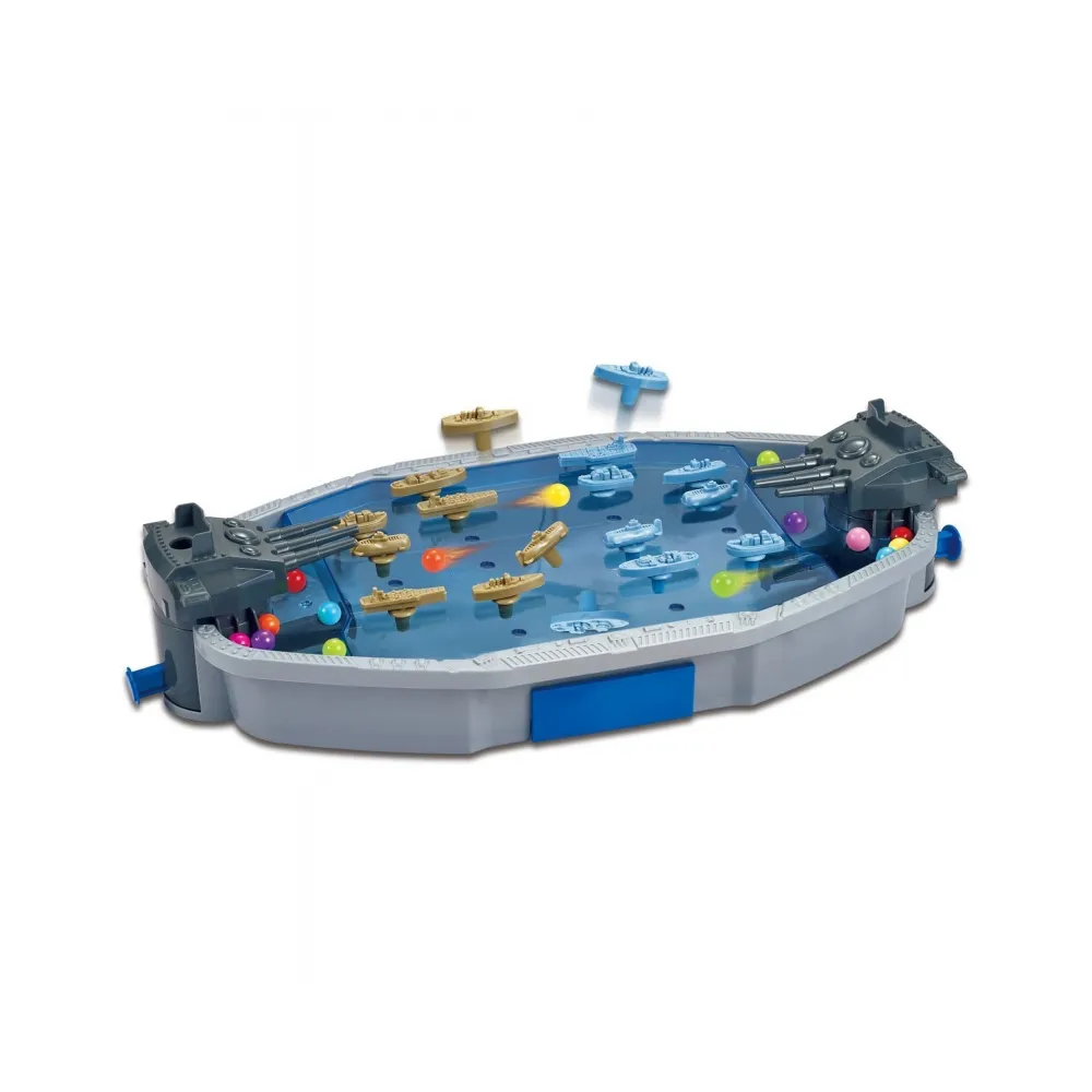 WOOPIE Gra Zręcznościowa "Bitwa Morska" Statki 3D Wyrzutnia Kulek