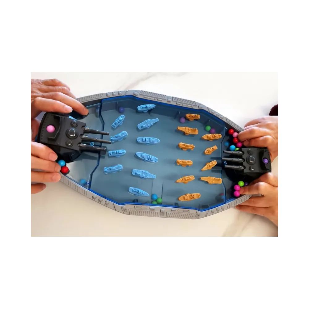 WOOPIE Gra Zręcznościowa "Bitwa Morska" Statki 3D Wyrzutnia Kulek