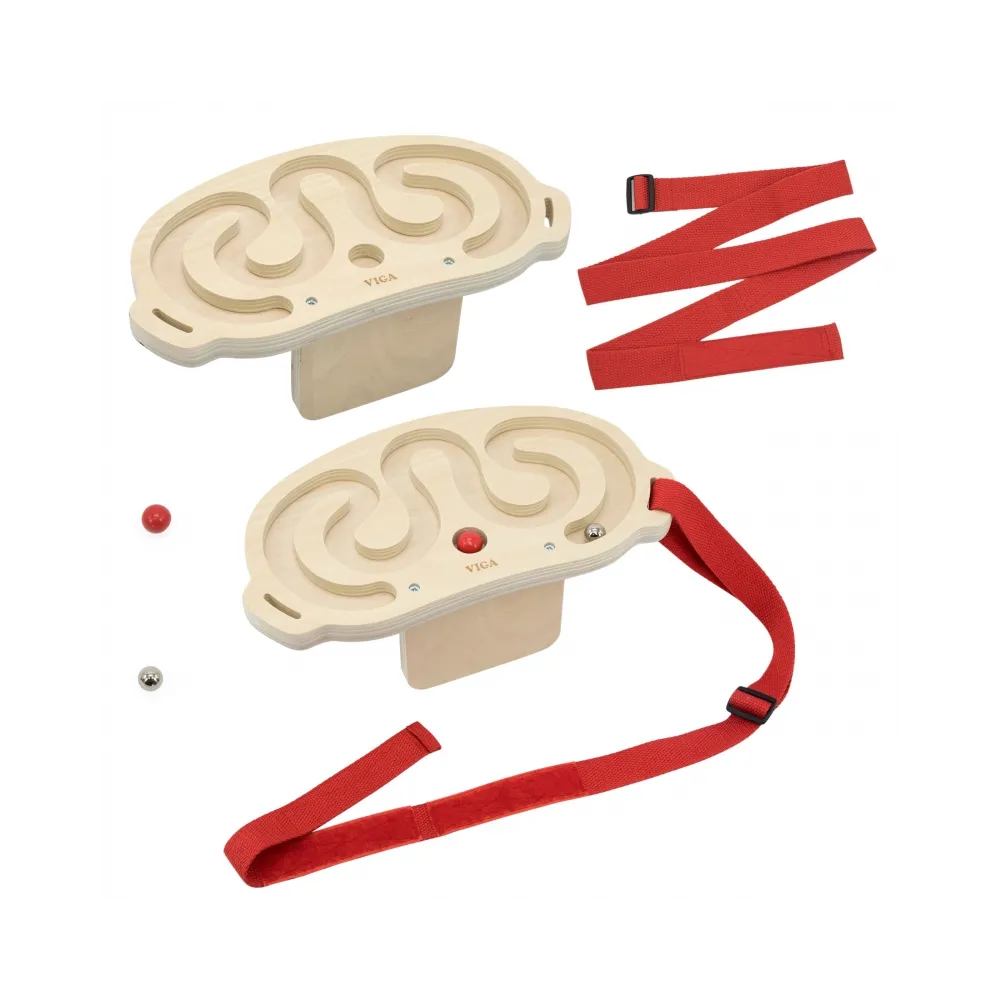 VIGA Zestaw Labiryntów Do Balansowania Ciałem